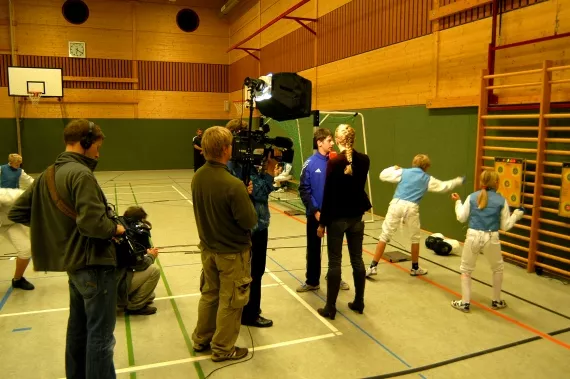 RBB-TV Team in Wildau